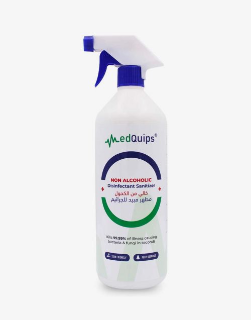 MedQuips Non Alcoholic Hand Sanitizer & Surface Disinfectant 1 Litre