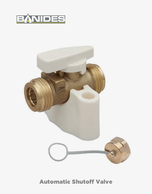 Banides G 1/2" Gas Valve with Integrated Automatic Shutoff System